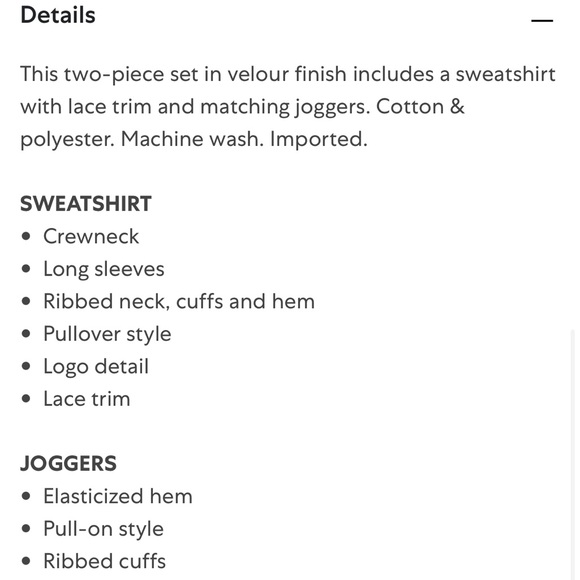 Juicy couture Kids velour 2pc jogger set - Picture 10 of 10